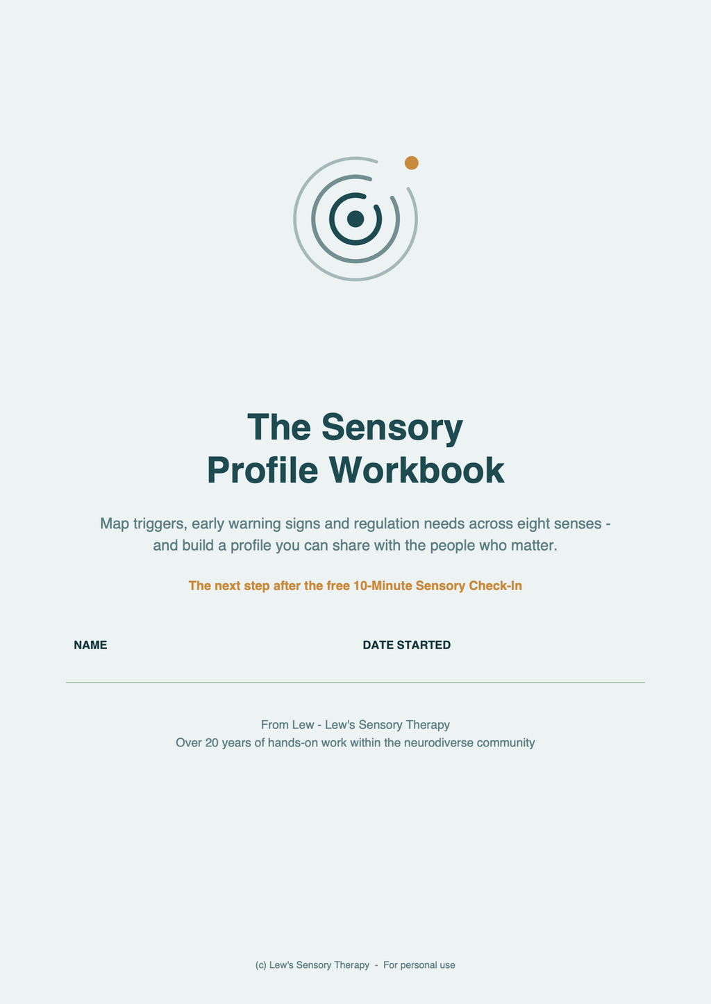 The Sensory Profile Workbook