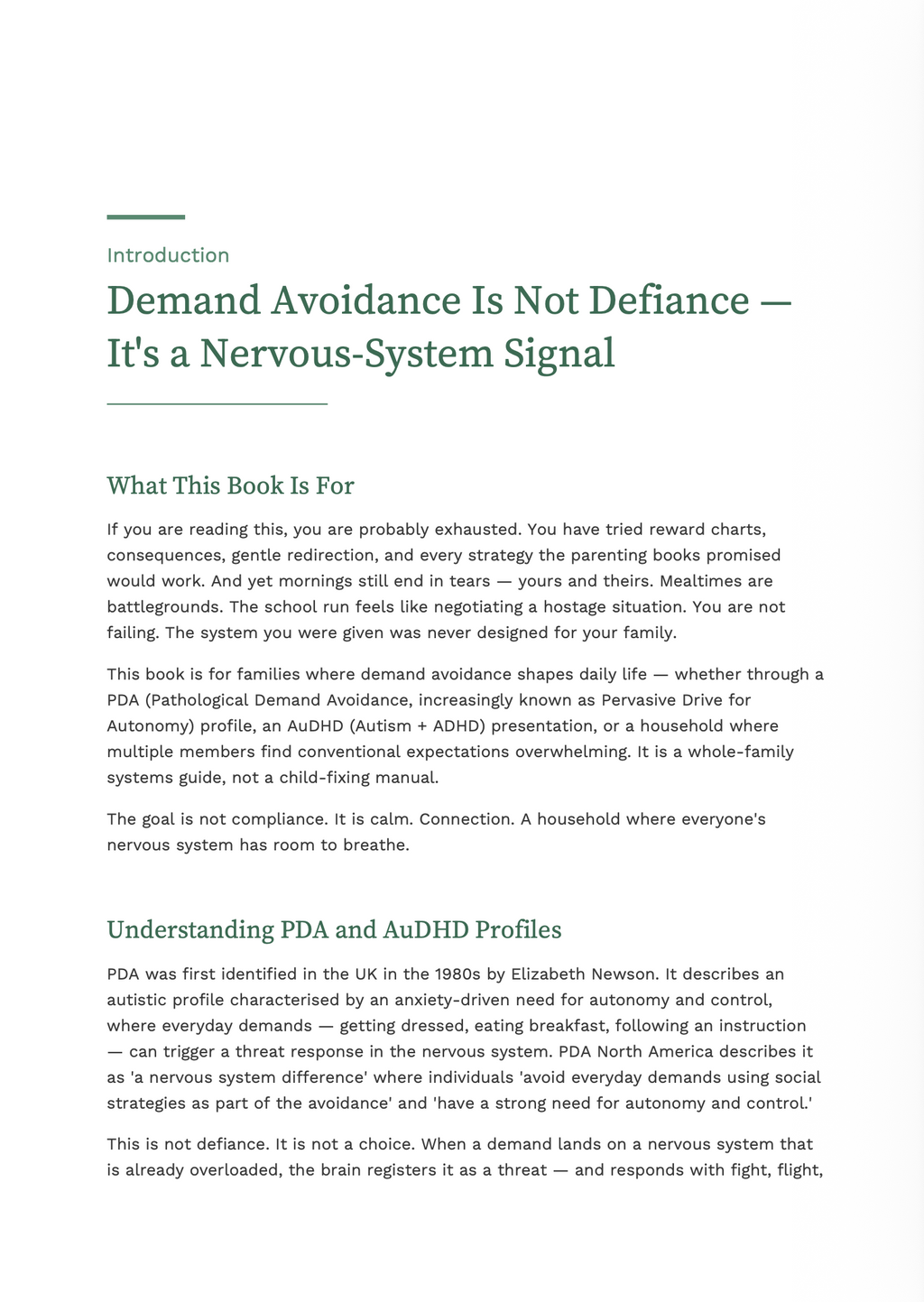 Low-Demand Living: A Practical Guide for PDA, AuDHD & Demand-Avoidant Families