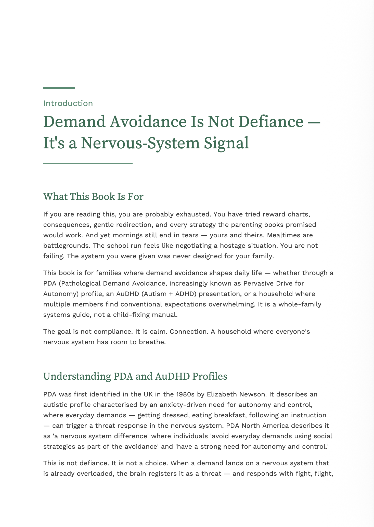 Low-Demand Living: A Practical Guide for PDA, AuDHD & Demand-Avoidant Families